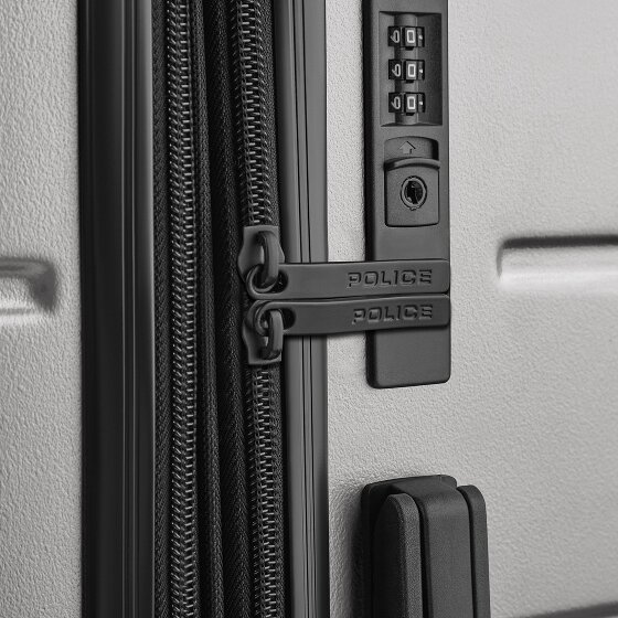 Police Dublin 4 wielen Trolley M 64 cm met uitbreidingsplooi