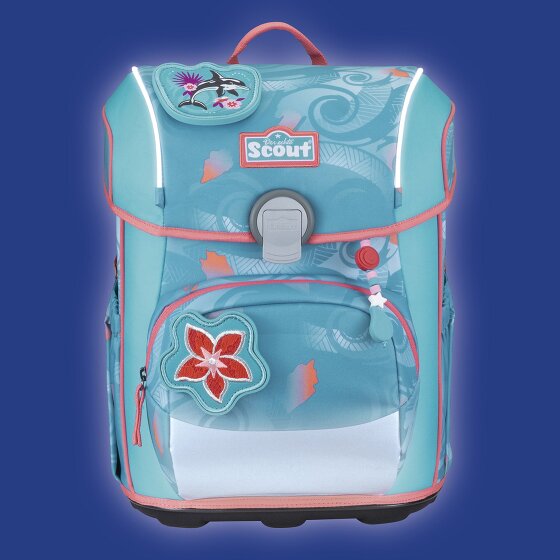 Scout Neo Exklusiv Safety Light Schooltas set 5-delig Scout Neo Exklusiv Safety Light Schooltas set 5-delig