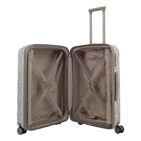 Travelite Lascana Edition 4 wielen Trolley M 65 cm met uitbreidingsplooi
