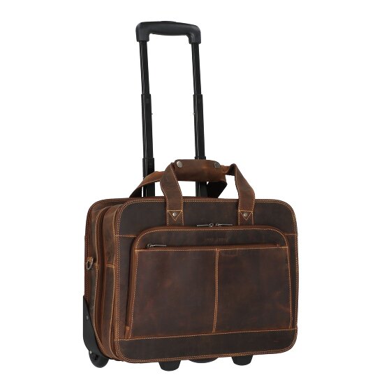 Greenburry Vintage 2 wielen Bedrijfswagen 33 cm Laptop compartiment