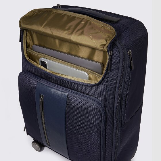 Piquadro Brief 2 4 wielen Cabinewagen 55 cm