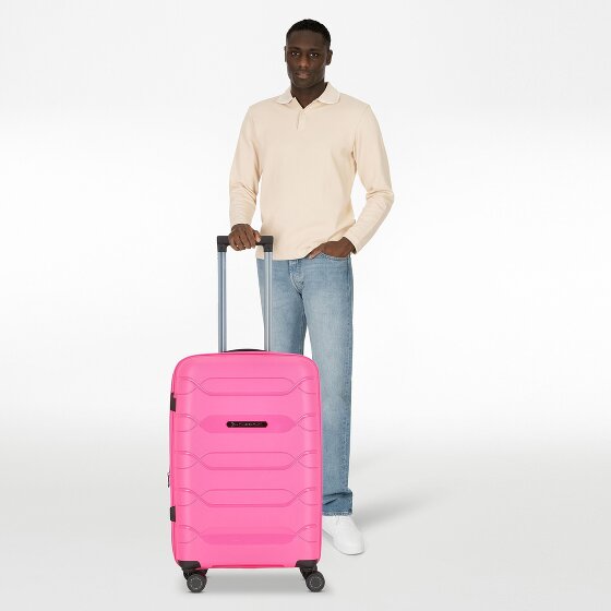 Polestream Strz by Asteroid 4 wielen Trolley M 64 cm met uitbreidingsplooi