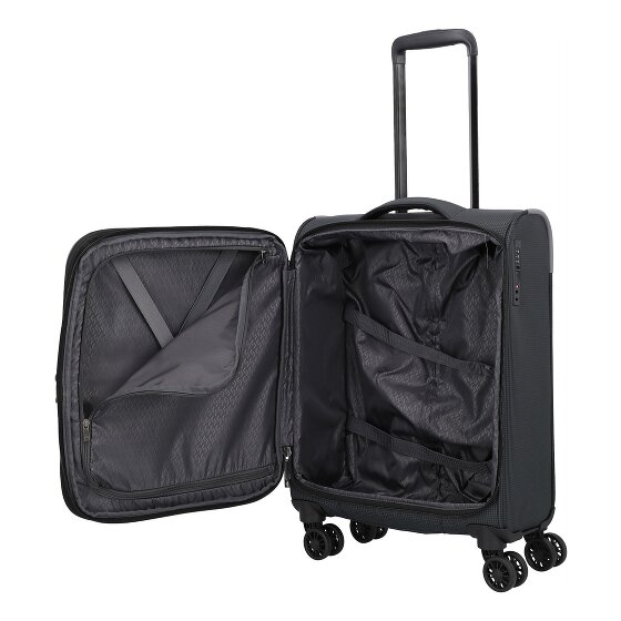 Travelite Corsiica 4 wielen Cabinewagen S 55 cm met uitbreidingsplooi
