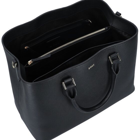 Boss Alyce Shopper Tas Leer 35 cm Laptop compartiment