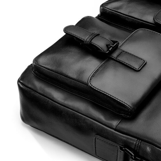 Farmhood Memphis Aktetas Messenger Leer 38 cm Laptop compartiment