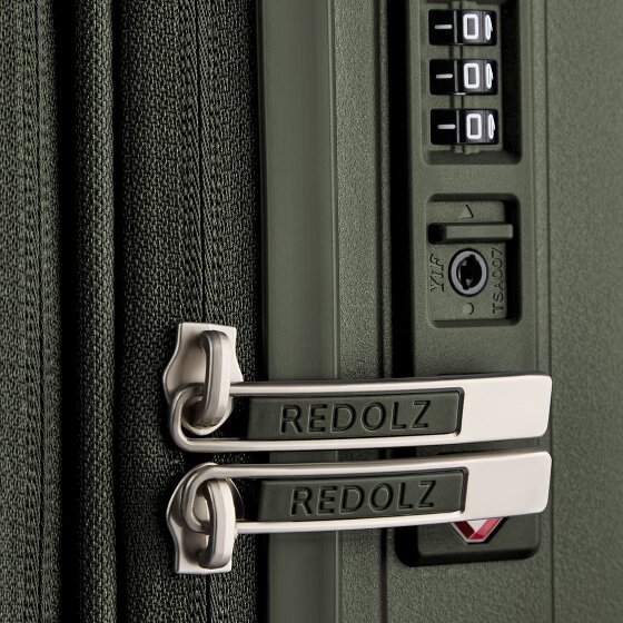 Redolz Essentials 01 4 wielen Kofferset 3-delig met uitbreidingsplooi