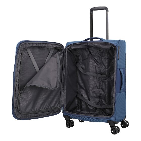 Travelite Corsiica 4 wielen Trolley M 67 cm met uitbreidingsplooi