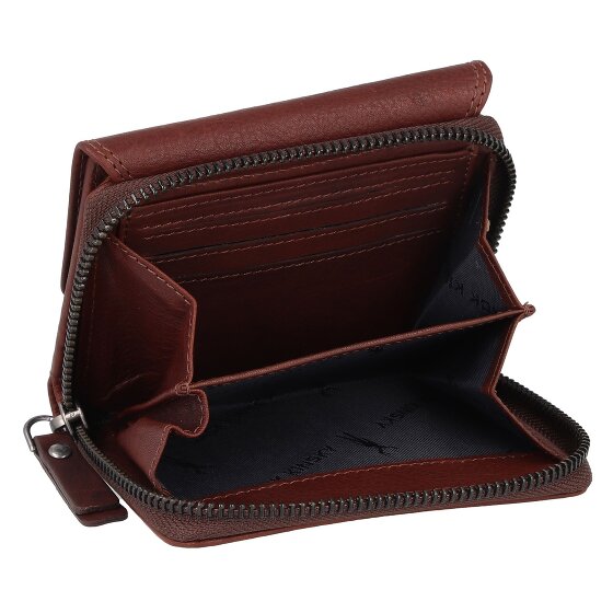 Jack Kinsky Portemonnee RFID-bescherming Leer 11 cm