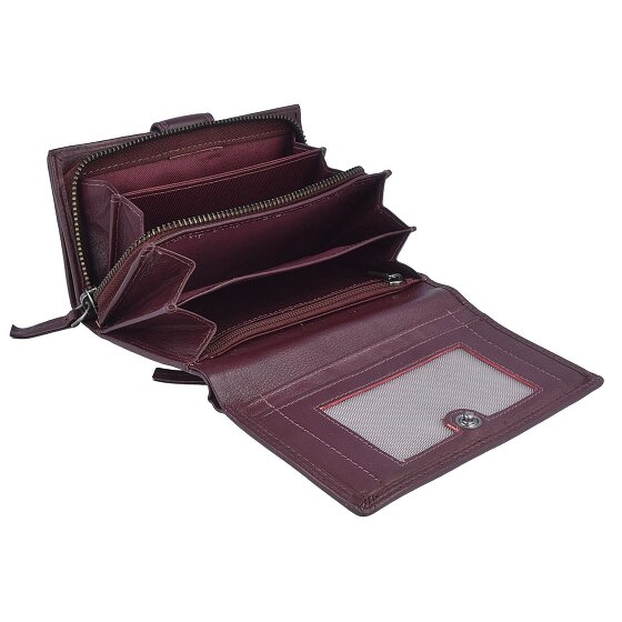 Greenburry Sponsachtig portefeuille leer 15,5 cm