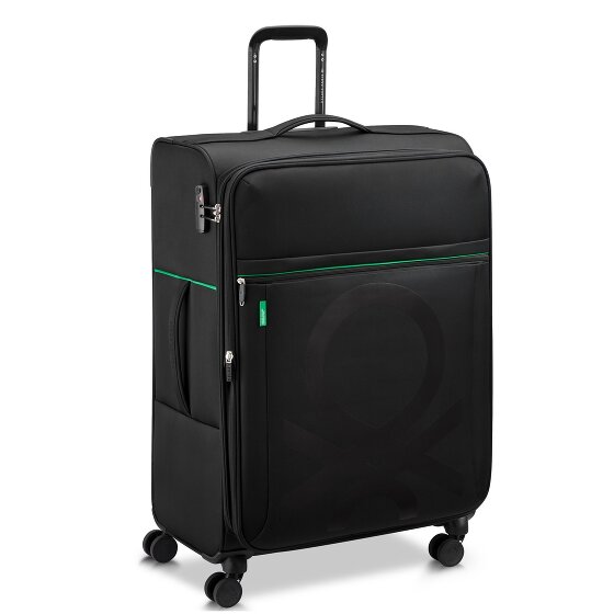 Delsey Paris x United Colors of Benetton Colour Block 4-wiel trolley 77cm met uitbreidingsvouw