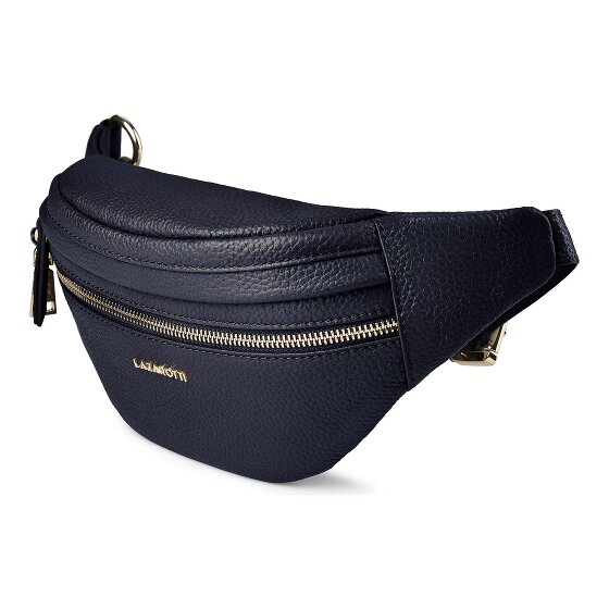 Lazarotti Bologna leer Fanny pack met dubbele rits, crossbody, leer, 25 cm