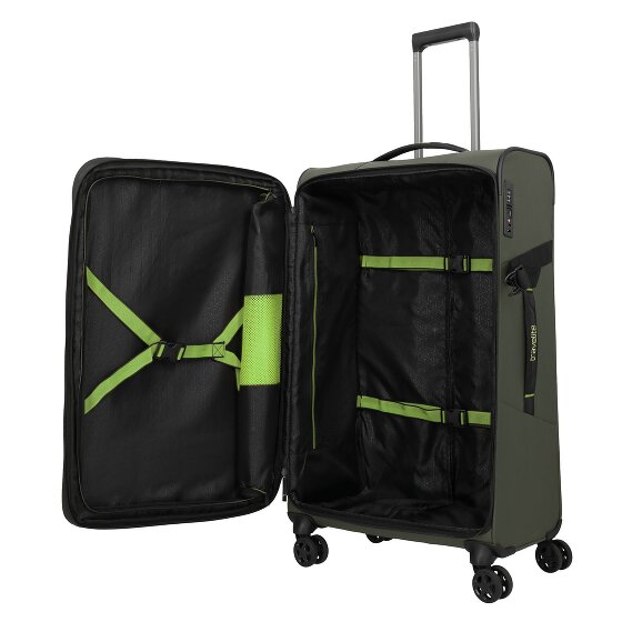 Travelite Briize 4 wielen Trolley L 78 cm met uitbreidingsplooi