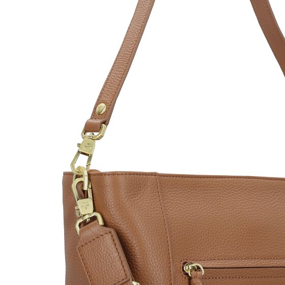 Braun Büffel Hanna Schoudertas Leer 34 cm Laptop compartiment