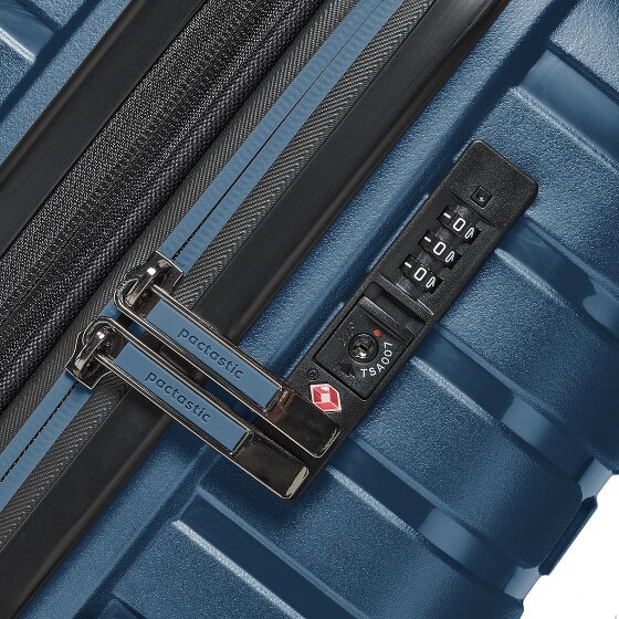 Pactastic Collection 04 THE MEDIUM + 4 wielen Trolley M 66 cm met uitbreidingsplooi