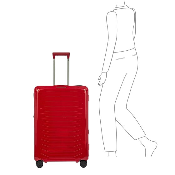 Porsche Design Roadster 4 wielen Trolley L 75 cm met uitbreidingsplooi