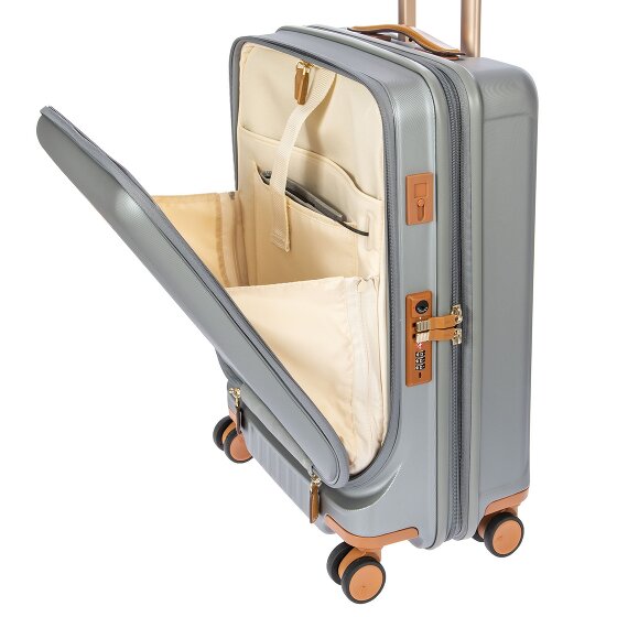 Bric's Capri 4 wielen Cabinewagen 55 cm Laptop compartiment met uitbreidingsplooi
