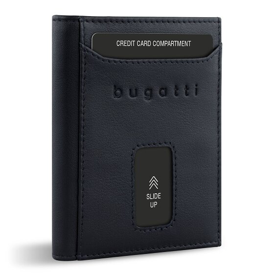 bugatti Secure Slim Portemonnee RFID-bescherming Leer 8 cm