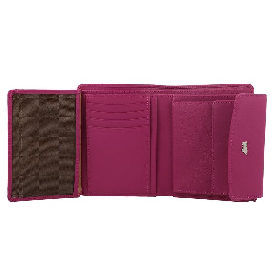 Braun Büffel Joy Portemonnee RFID-bescherming Leer 12 cm