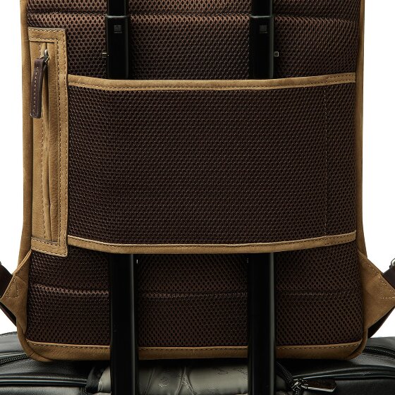 Castelijn & Beerens Veneto Zakelijke rugzak RFID-bescherming Leer 39 cm Laptop compartiment