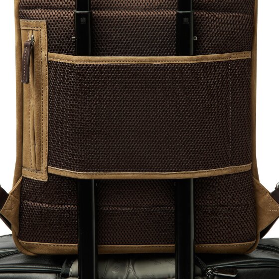 Castelijn & Beerens Veneto Zakelijke rugzak RFID-bescherming Leer 39 cm Laptop compartiment