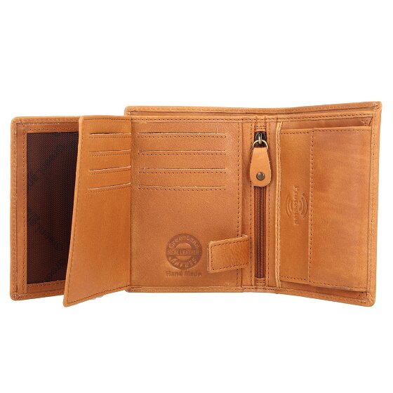 Greenland Nature GreenLand NATURE Portemonnee RFID-bescherming Leer 9 cm Greenland Nature GreenLand NATURE Portemonnee RFID-bescherming Leer 9 cm