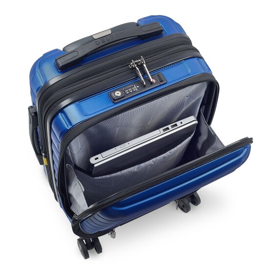 Delsey Paris Shadow 5.0 4-wiel cabine trolley 55 cm laptopvak met uitbreidingsplooi