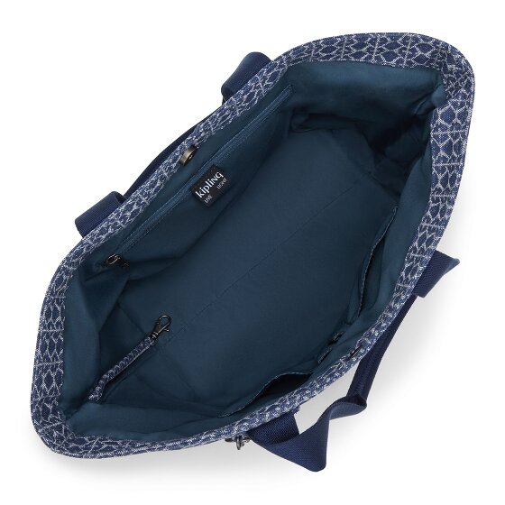 Kipling Denim Love Raaja Shopper Tas 33 cm Kipling Denim Love Raaja Shopper Tas 33 cm