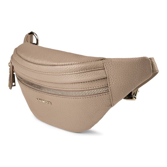 Lazarotti Bologna leer Fanny pack met dubbele rits, crossbody, leer, 25 cm