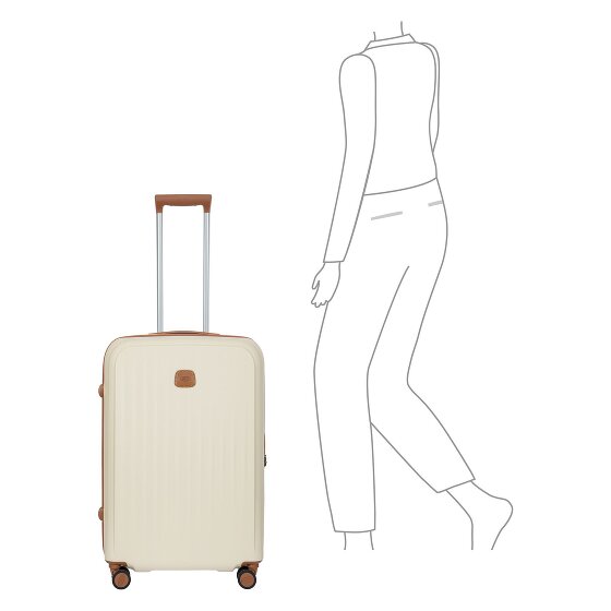 Bric's Taormina 4 wielen Trolley M 69 cm met uitbreidingsplooi