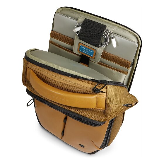 Piquadro PQ-Earth Zakelijke rugzak RFID-bescherming 41 cm Laptop compartiment