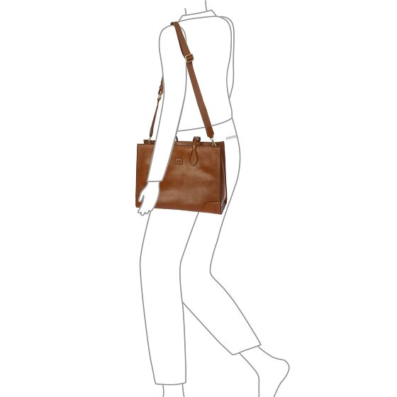 Bric's Volterra Shopper Tas M Leer 40.5 cm Laptop compartiment