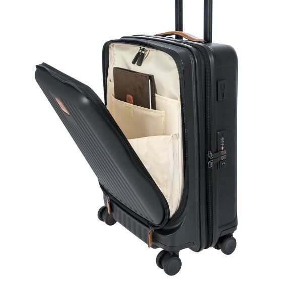 Bric's Capri 4 wielen Cabinewagen 55 cm Laptop compartiment met uitbreidingsplooi