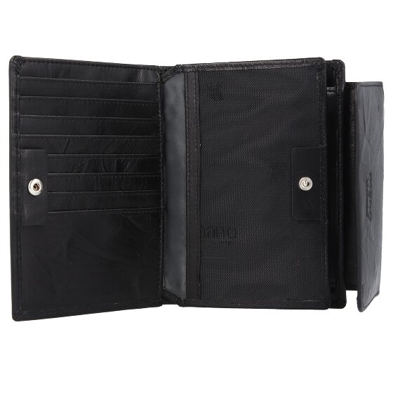 mano Donna Aurona Portemonnee RFID Leer 14 cm