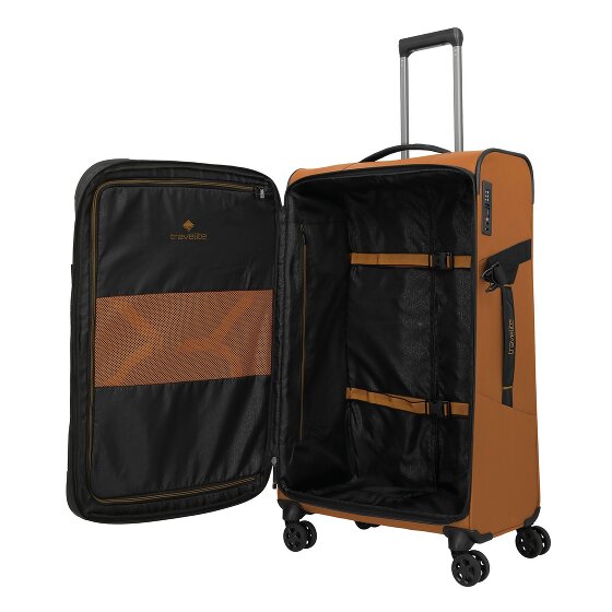 Travelite Briize 4 wielen Trolley L 78 cm met uitbreidingsplooi