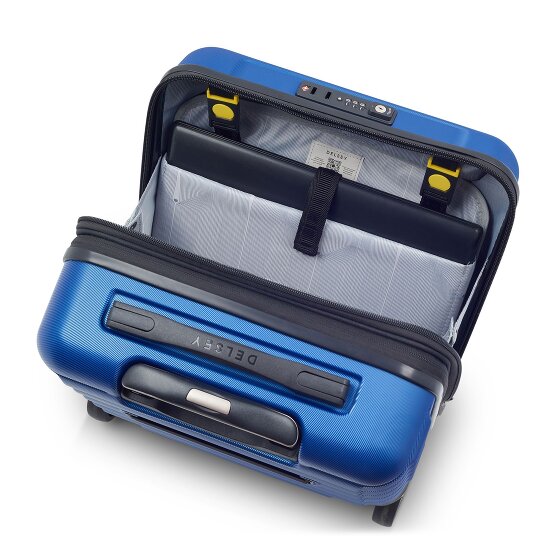 Delsey Paris Shadow 5.0 4-wiel business trolley 38 cm laptopvak met uitbreidingsplooi