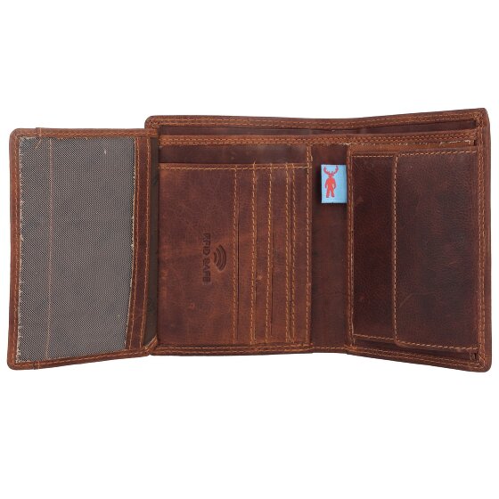 Jack Kinsky Monterey Portemonnee RFID-bescherming Leer 9.5 cm