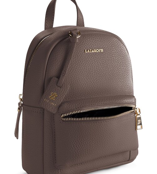 Lazarotti Bologna Leather1 Stad rugzak Leer 27 cm