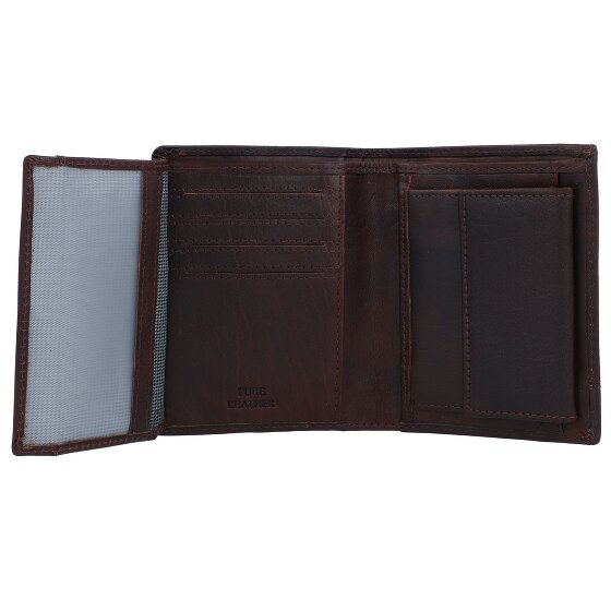 Spikes & Sparrow Portemonnee RFID Leer 10 cm