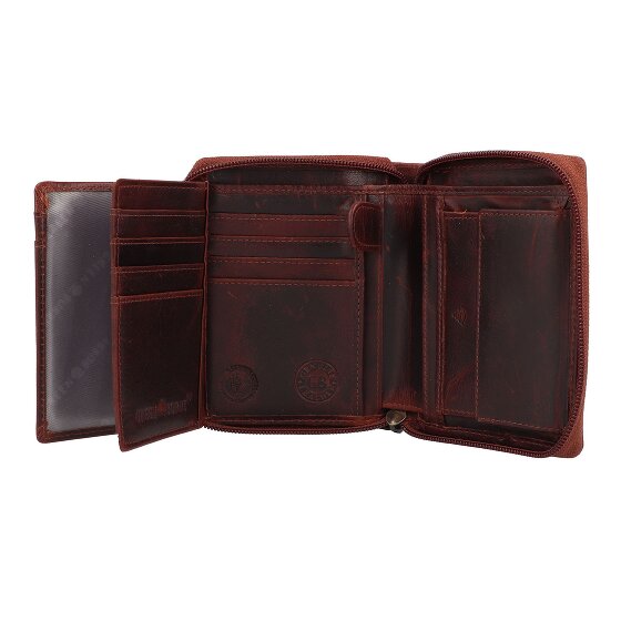 Greenburry Rugged Portemonnee RFID-bescherming Leer 10 cm