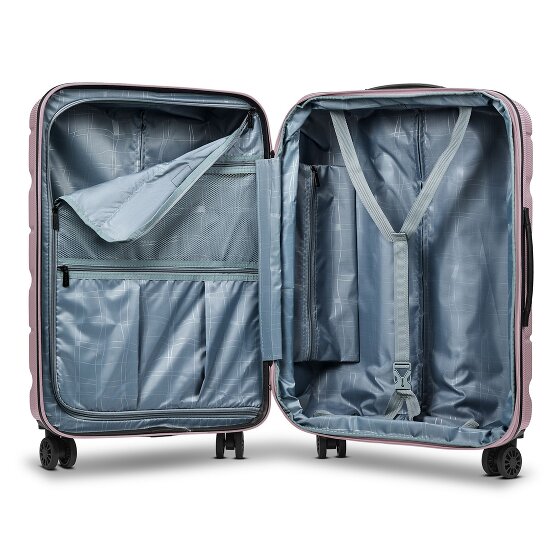 Franky Munich 4.0 4-wiel trolley M 66 cm met uitbreidingsplooi