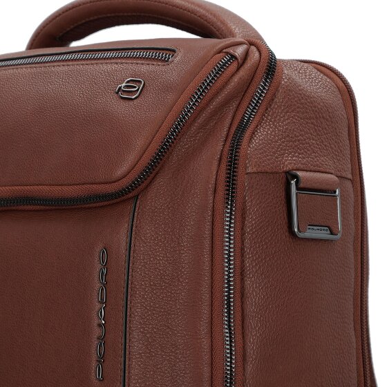 Piquadro Cronus Zakelijke rugzak RFID-bescherming Leer 41 cm Laptop compartiment