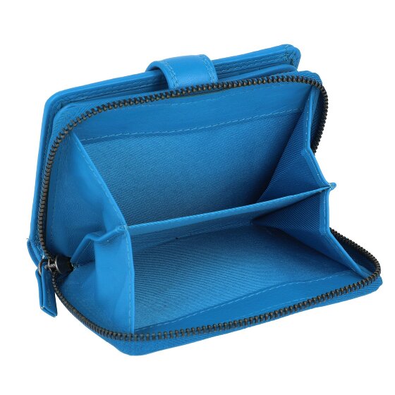 Greenburry Sponsachtig portefeuille leer 9 cm