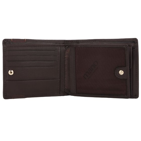 mano Don Leonardo RFID Leren Portemonnee 11,5 cm