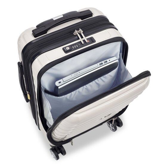 Delsey Paris Shadow 5.0 4-wiel cabine trolley 55 cm laptopvak met uitbreidingsplooi
