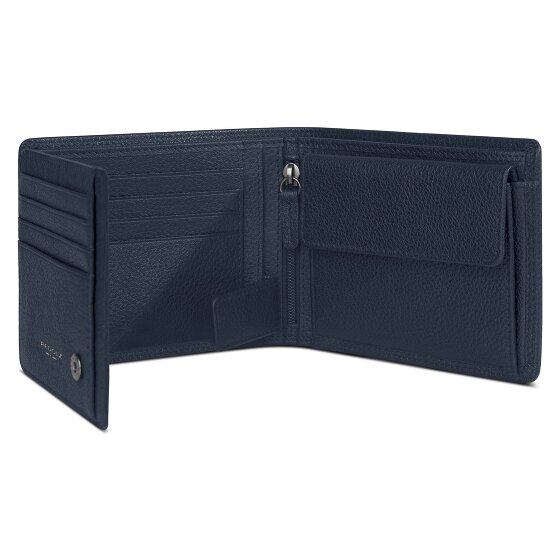 Redolz Leather Essentials QF portemonnee RFID leer 12 cm uitklapbaar met ritsvak