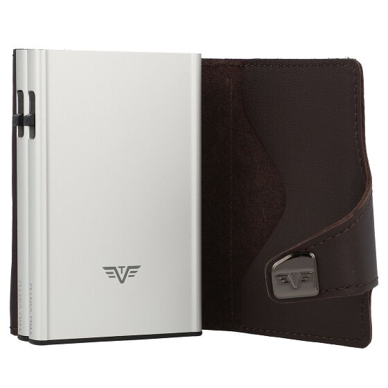 Tru Virtu Click & Slide Creditcardetui Portemonnee RFID Leer 6,5 cm