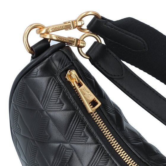Lacoste Maheki Schoudertas Leer 24 cm
