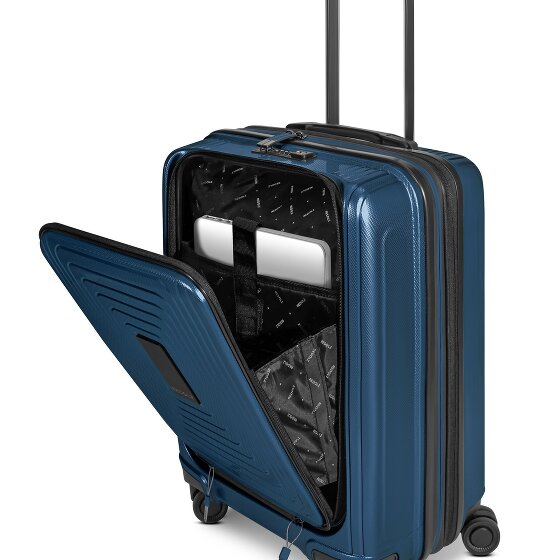 Redolz Essentials 14 4-wiel kofferset 2 stuks laptopvak met rekbare vouw