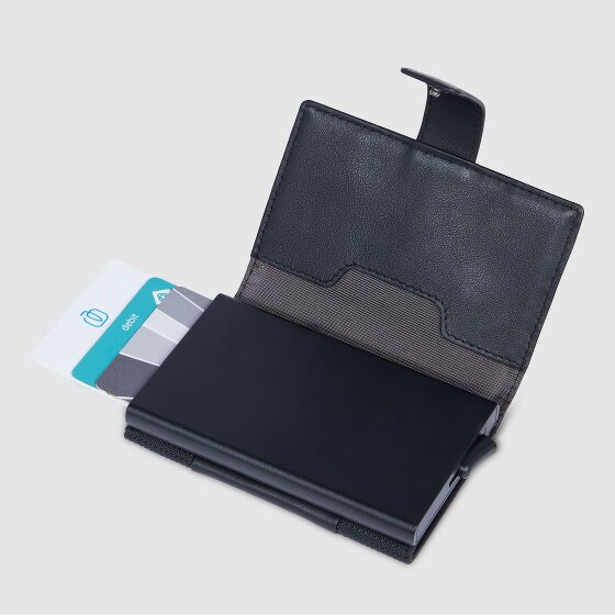 Piquadro PQ-Earth Creditcardhouder RFID-bescherming Leder 6.5 cm