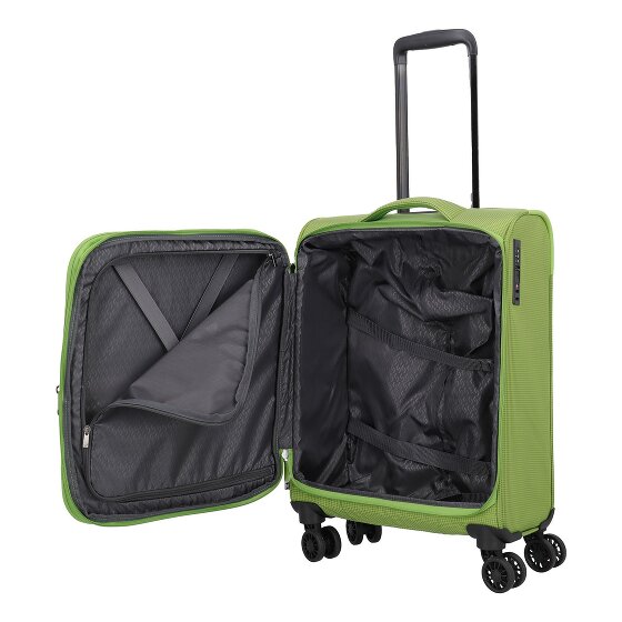 Travelite Corsiica 4 wielen Cabinewagen S 55 cm met uitbreidingsplooi